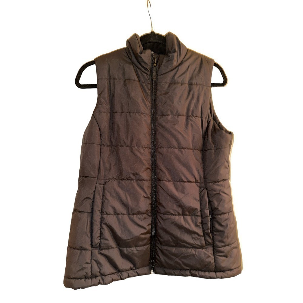 Amazon Essentials Women's Full Zip Mid-Weight Fleece Lined Puffer Vest Size M